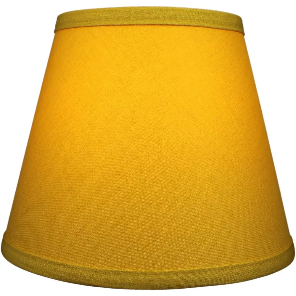 Adjustable Lampshade with 5 Top Diameter, 9 Bottom Diameter, 7 Slant Height and Washer Attachment for Various Lamp Types