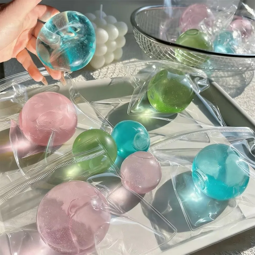 Soft Simulated Maltose Squeeze Toys Plasticity Slow Resilience Slow-Rebound Toy Slow Rising Simulate Sensory Transparent Maltose