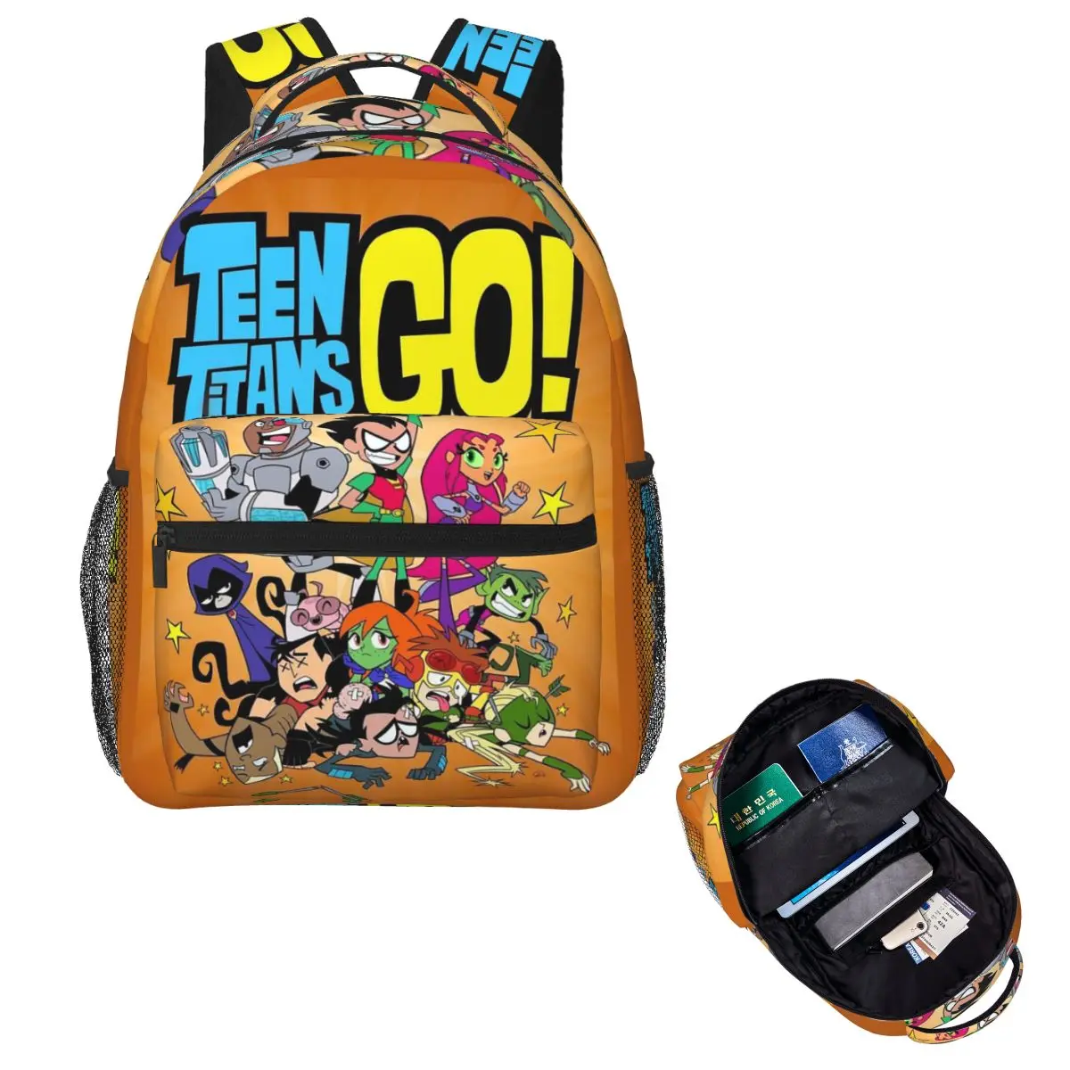 

Рюкзак Teen Titans Go Team, Лидер продаж, рюкзак большой емкости, детская сумка для книг, школьная сумка, сумки на плечо для мужчин и женщин