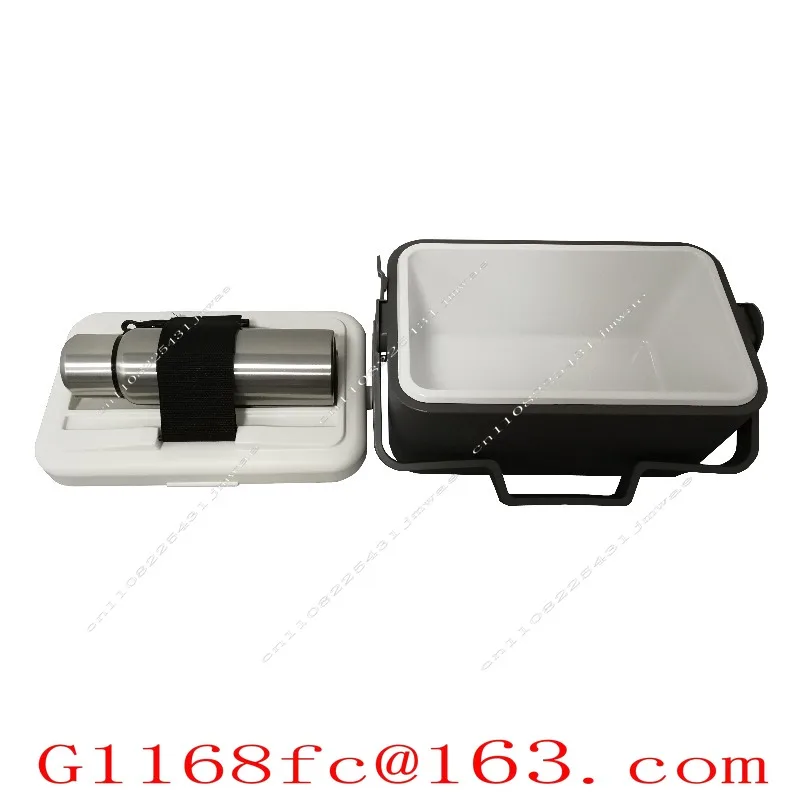 TR-9L Insulated Cooler with Thermal Vacuum Bottle Combo for Food