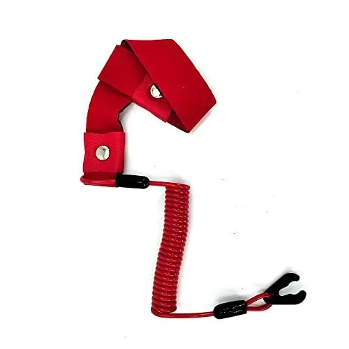 Red Safety Rope Lanyard Band Tether Cord W/Floating Belt for Kawasaki Yamaha