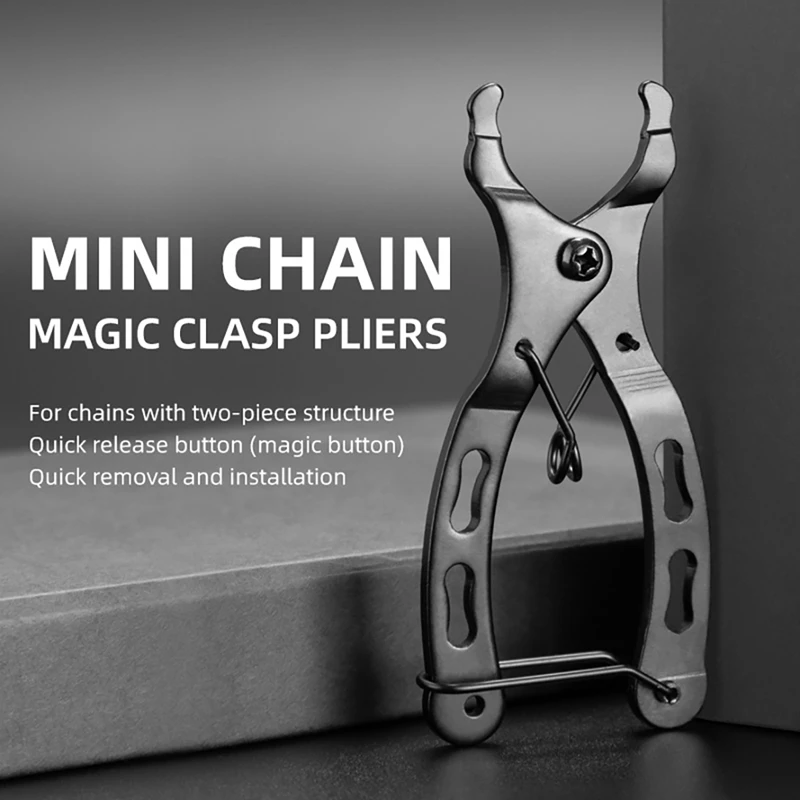 Bicycle Open Close Chain Magic Buckle Repair Removal Tool Bike Master Link Plier Quick Repair Tool