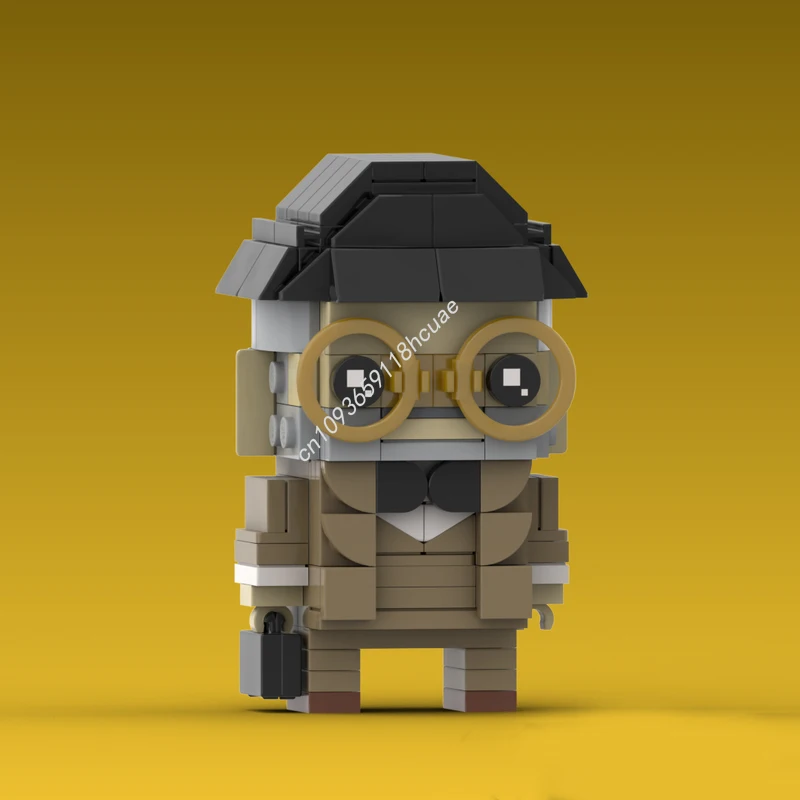 

180pcs MOC Henry Jones Sr. The Last Crusade Brickheadz Building Blocks Education Brick Children Kids Birthday Christmas toy Gift