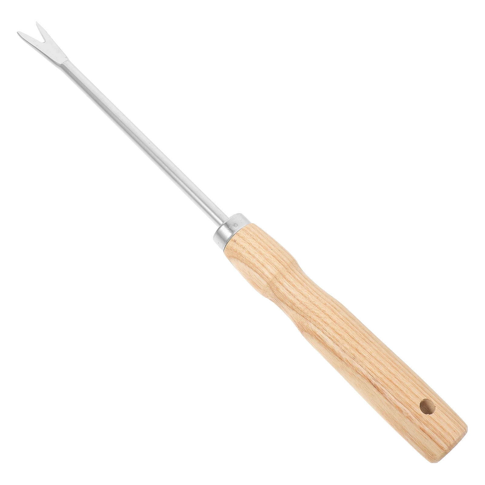 

Wooden Handle Root Picker Shovel Durable Weed Puller Tool for Gardening Digging Loosening Soil Transplanting Weeding Outdoor