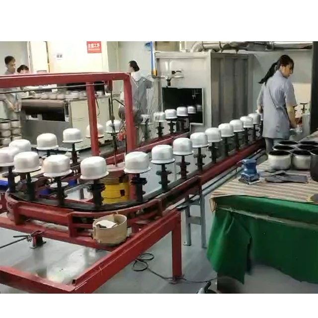 Automatic Electrostatic Painting Line Cookware Line Painting