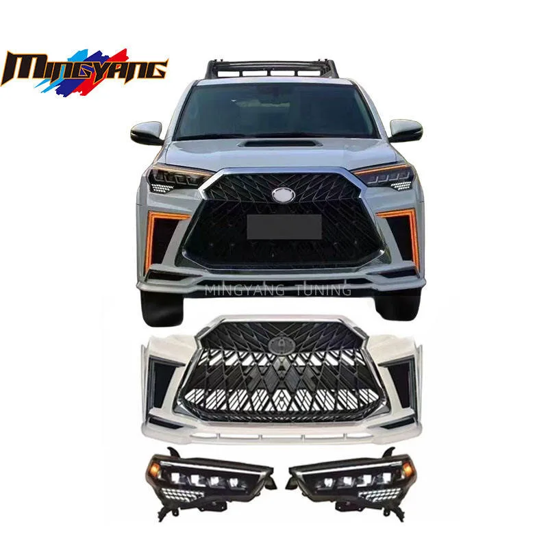 

Modification LX Design Facelift Bumper Bodykit for 4runner 4 Runner 2010-2021 Body Kit