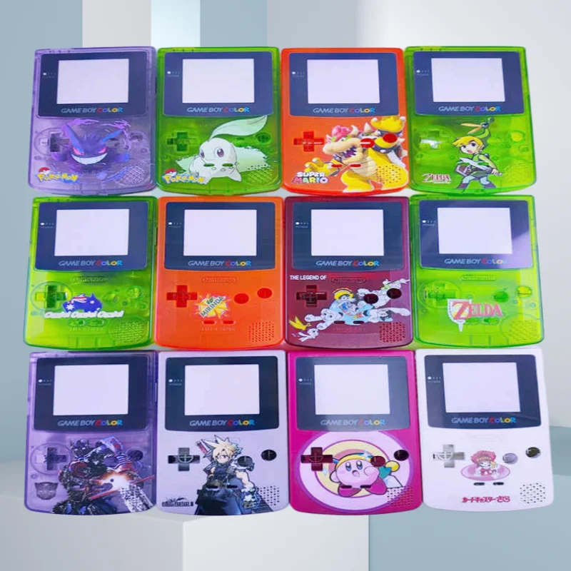 Gameboy Color Shell Gbc Shells Pok É Mon Theme Limited Edition Replacement Shells Game Periphery Accessories Boy Holiday Gifts