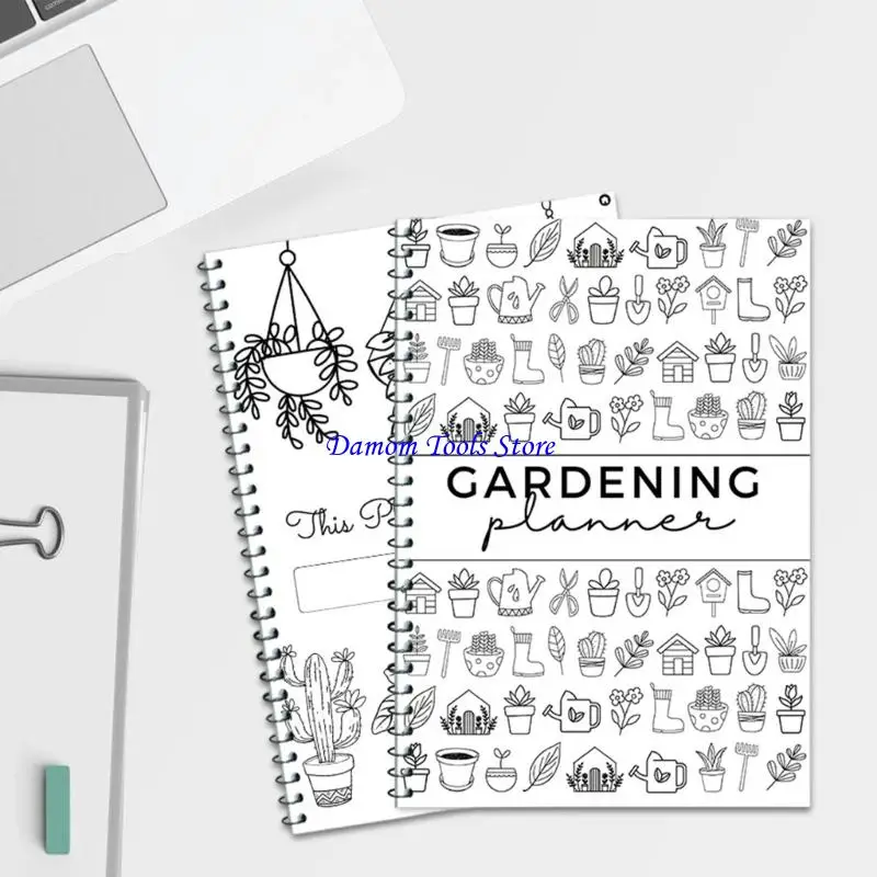 57be Hulten Garden Planner и Diary Book Sketchbook Daily Weekly Planner Notebbook