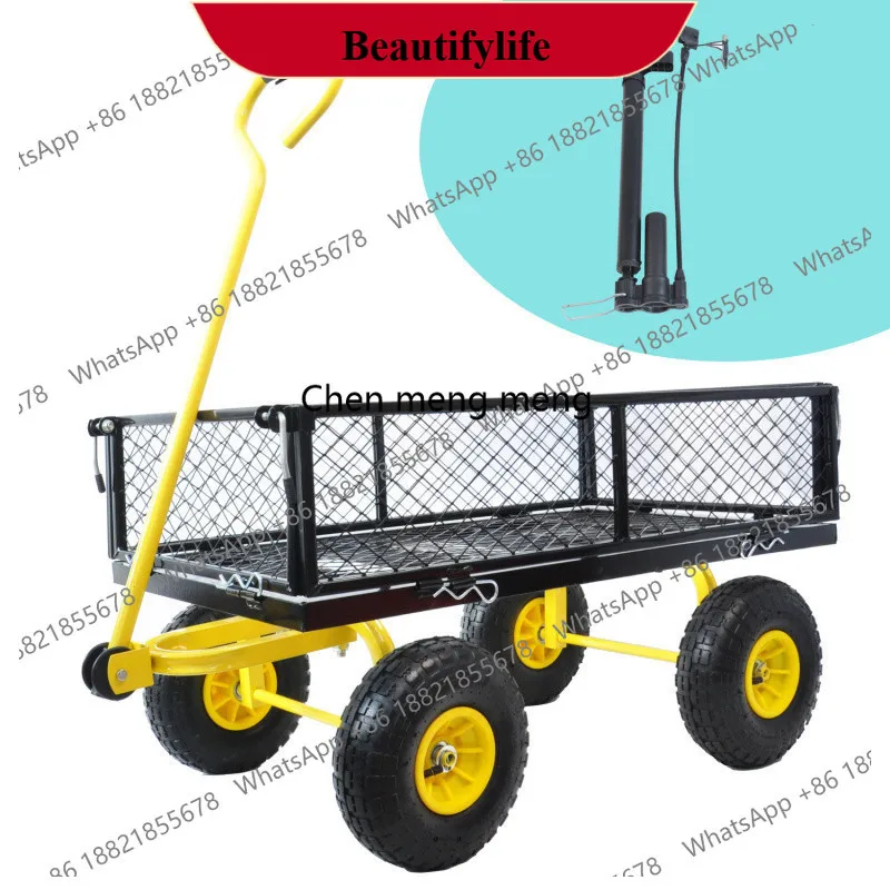 

E132 Инструмент ручной планшетный прицеп, тележка для тигра, тележка для сладкого картофеля, складная, съемная боковая шестерня