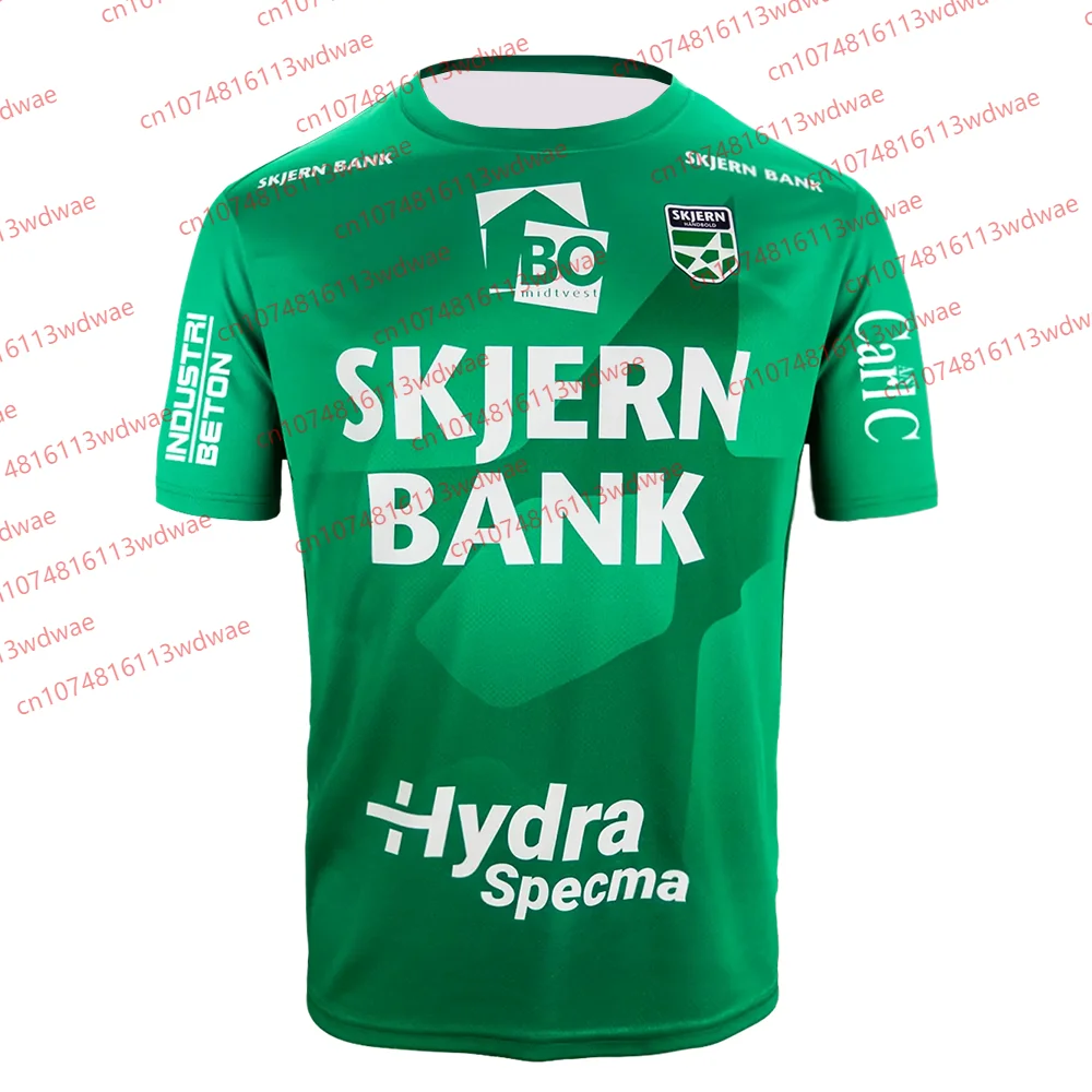 

T-shirt Man Denmark Skjern Handbold Handball Shirt Youth Kid Sportwear Training Handball Uniform Breathable Handball Jersey Kit