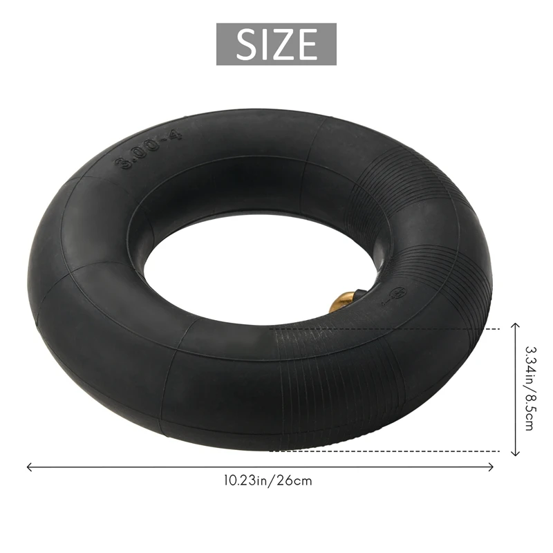 2Pcs 3.00-4 10 Inch X 3 Inch Inner Tube For Razor E300 Gas Electric Scooter Dolly Jazzy Hand Truck 260X85 Tube Parts