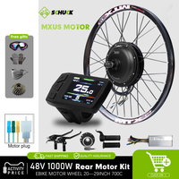 MXUS Electric Bike 48V 1000W Brushless Rear Wheel Hub Motor MTX39 Rim For E-Bicycle ﻿Conversion Kit 20 26 27.5 28 29inch 700C