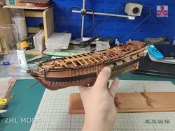 Weiguan La Salamandre scale 1/96 12 In POF Pearwood Wooden Model Ship Kit