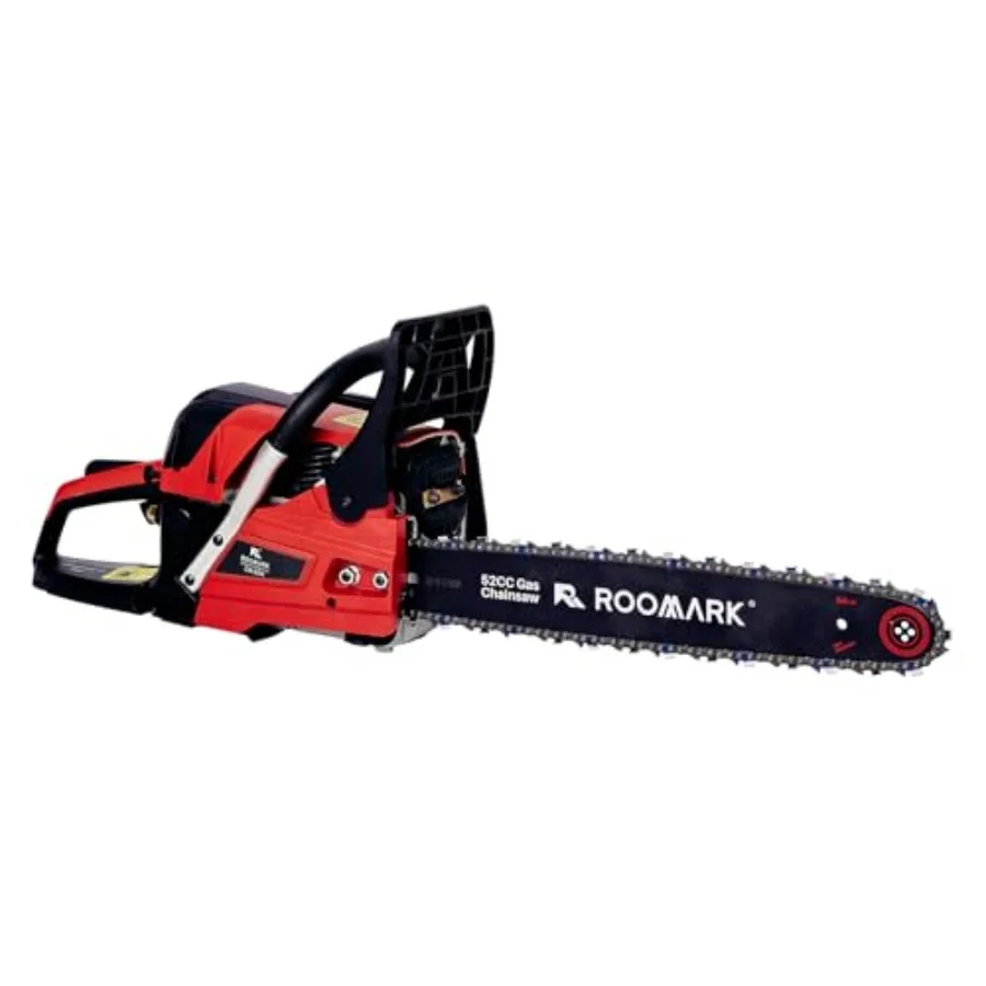 

18 Inch Gas Chainsaw 52cc 2.55 HP Gas Power Chain Saw with Automatic Oiler 2-Cycle Engine Petrol Handheld Gasoline Chainsaws fo