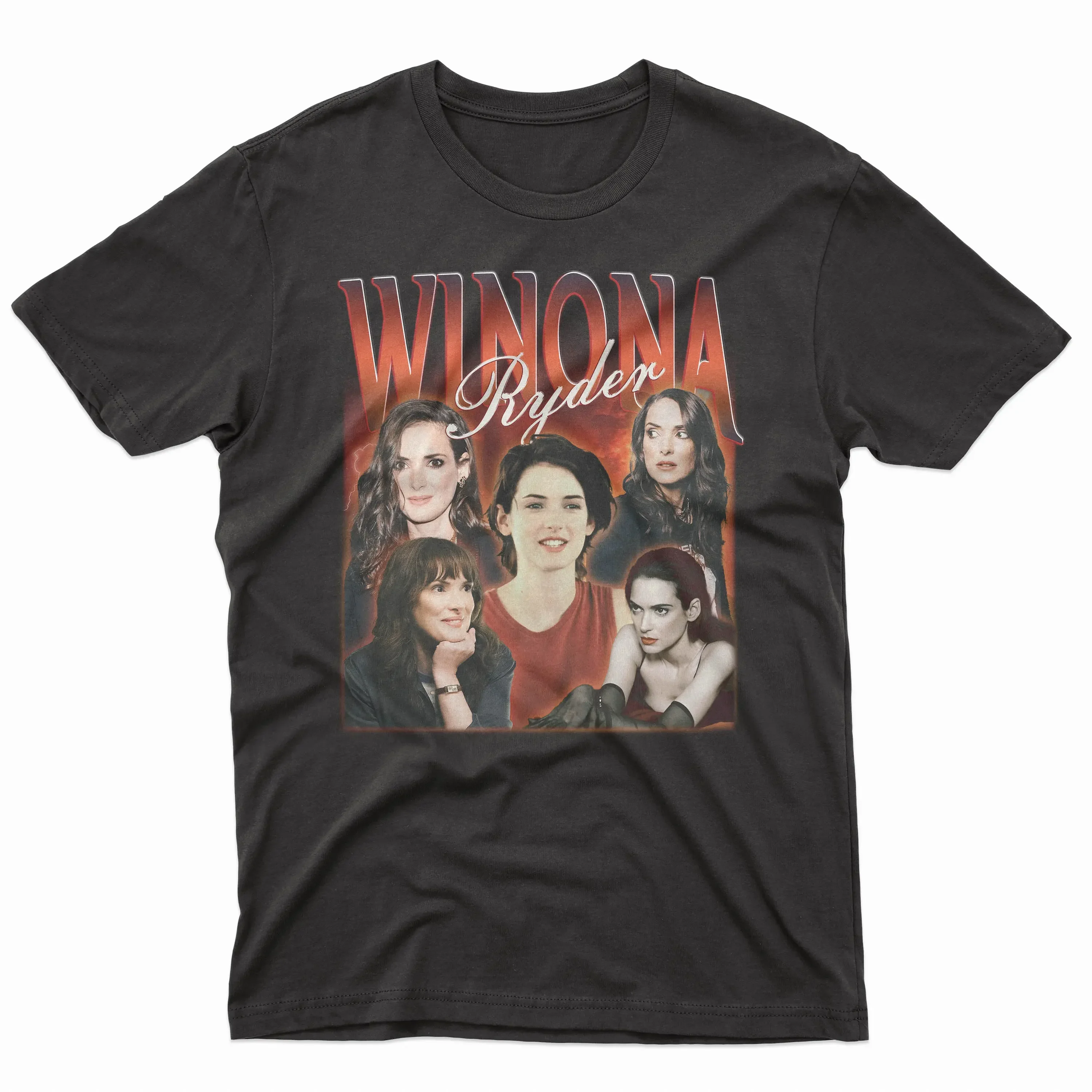 RETRO PHOTO of Winona Ryder Shirt, Beautiful Actress,Art T-shirt 990s Style