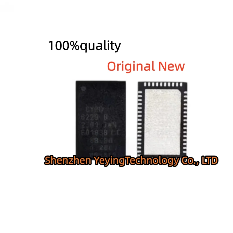1Pcs 100% New Cypd6229-52Lqxit Cypd6229 - Screen Printed as Cypd6229 Qfn52