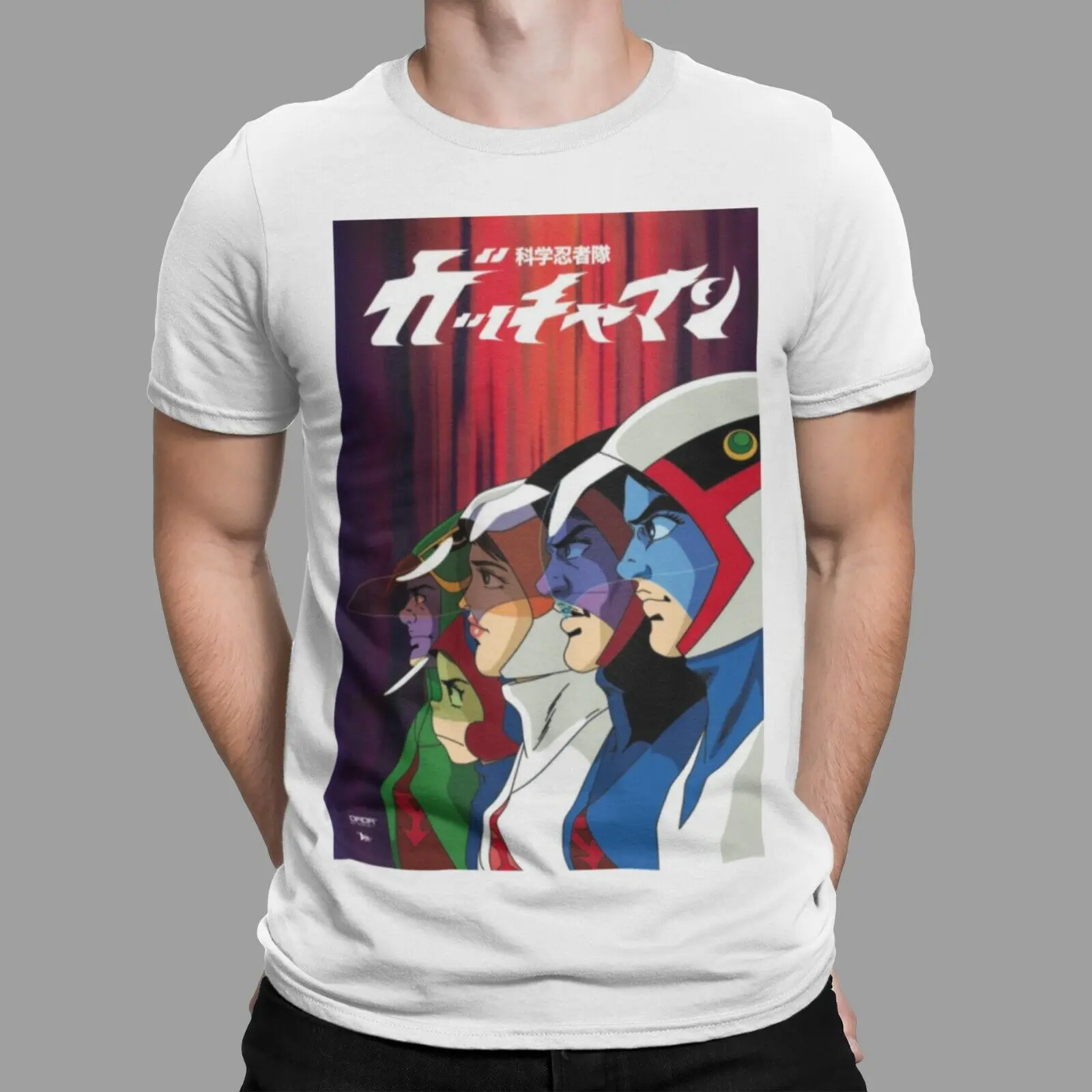 

Battle of the Planets T-shirt Japanese Tee Cartoon 80s Retro Tee G-force Poster