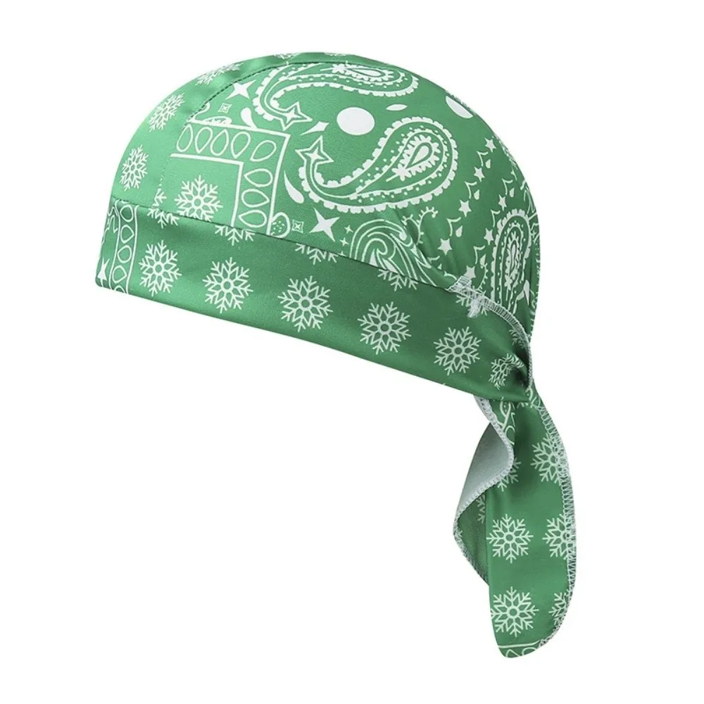 Nowe czapki hidżab z wzorem paisley, szybkoschnące, regulowane czapki pirackie, wygodne, z ochroną UV, opaski na głowę do jazdy na rowerze, sportowe
