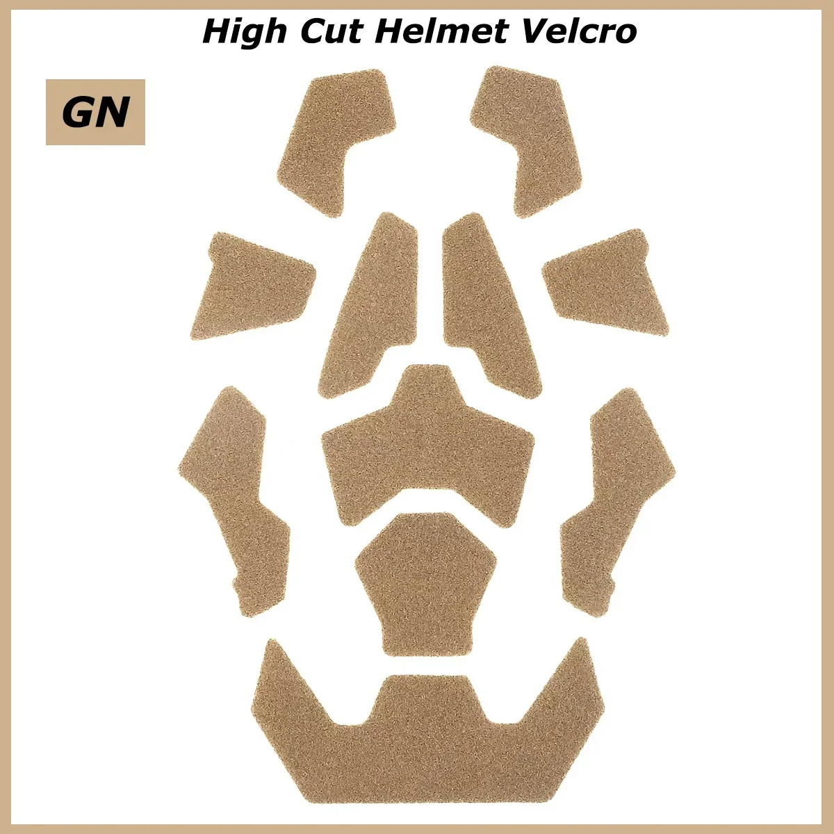 Tactical FAST Helmet Velcro 11Pcs/set Cable Management Kits 8pcs Velcros Magic Sticker Universal Tape Helmet Padding Stickers