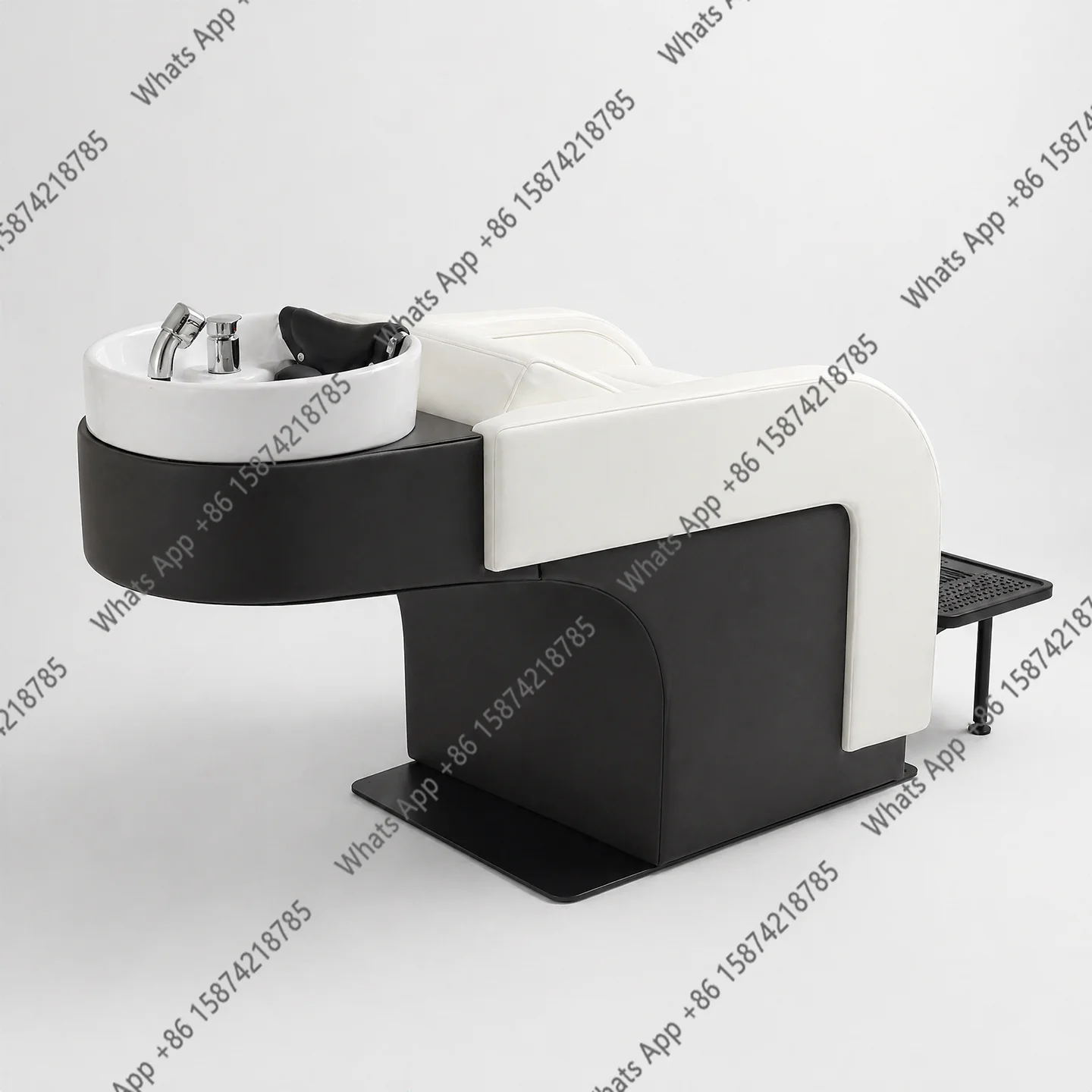 

Bn Hair Salon Special Barber Shop Shampoo Bed Hair Bed Beauty Salon Shampoo Chair Ceramic Basin White Simple Modern