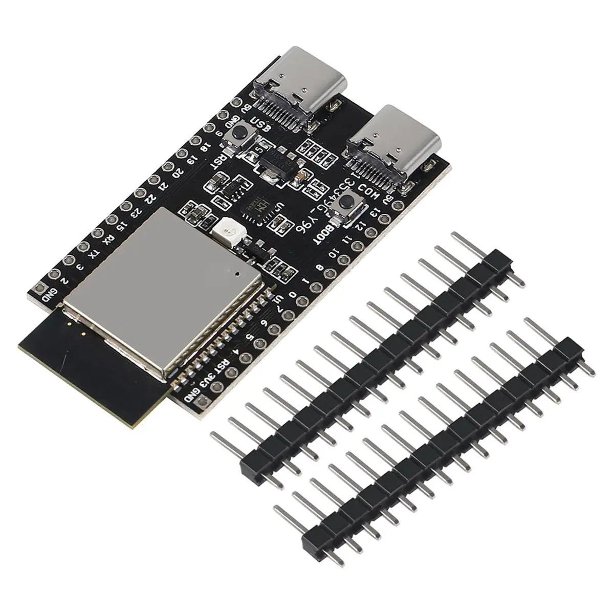 2-Pack -C6--1-N16 Development Board, Dual-Core MCU Module, Dual Type-C Wi-Fi BLE for IoT Development Projects