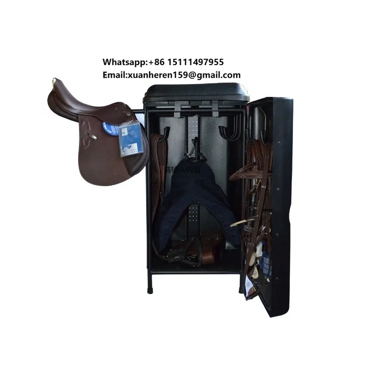 High Quality Saddlery Mobile Lockable Horse Saddle Box
