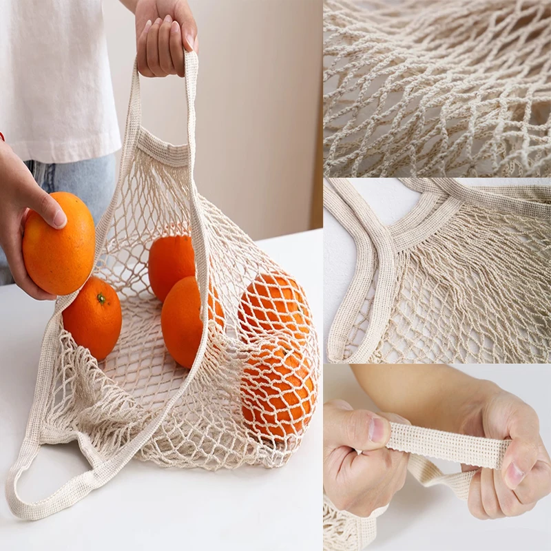 Tas Belanja Jaring Katun Lipat - Produce Bag Reusable Mesh ulasan dan harga