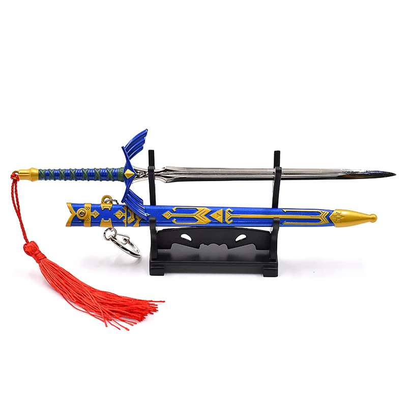Modèle d'arme d'épée de maître en alliage, jouet de collection, épées célestes pop-up, ornements d'artisanat, périphérique de jeu, larmes du royaume, 23cm