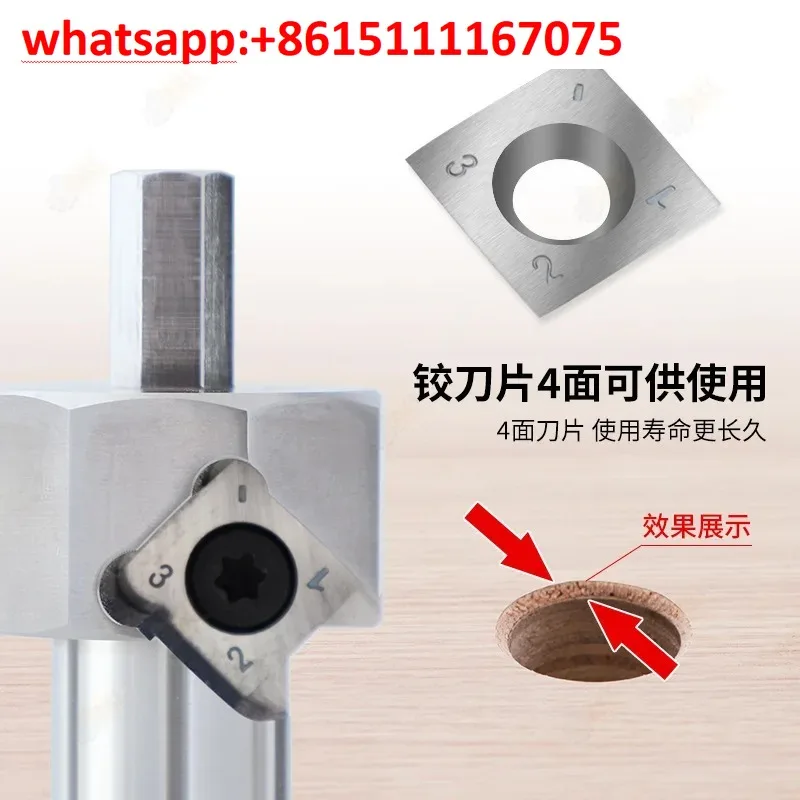 Metal Machining Deburring Tool, Inner Hole Edge Burr Trimmer Suitable For Stainless Steel Hole Finishing Processing