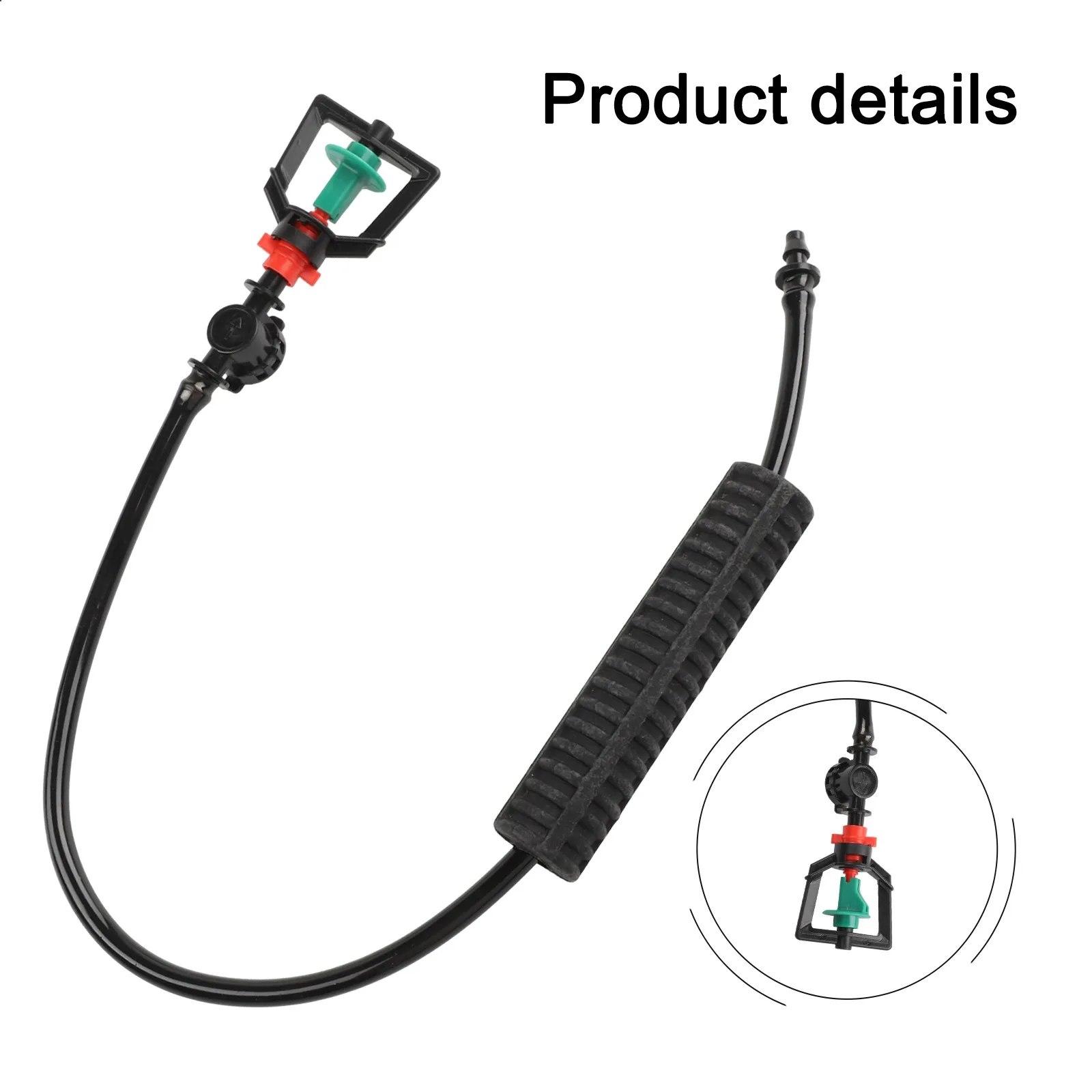 Drip Irrigation System Adjustable Connector For Efficient Watering 360-Degree Rotation Flow Rate 75-110LH Adjustable Flow