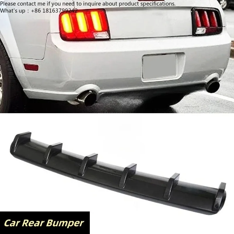 

Для Ford Mustang S197 2004-2014: задний бампер, боковой диффузор, сплиттер, спойлер-«акула» с 6 плавниками, комплект обвеса