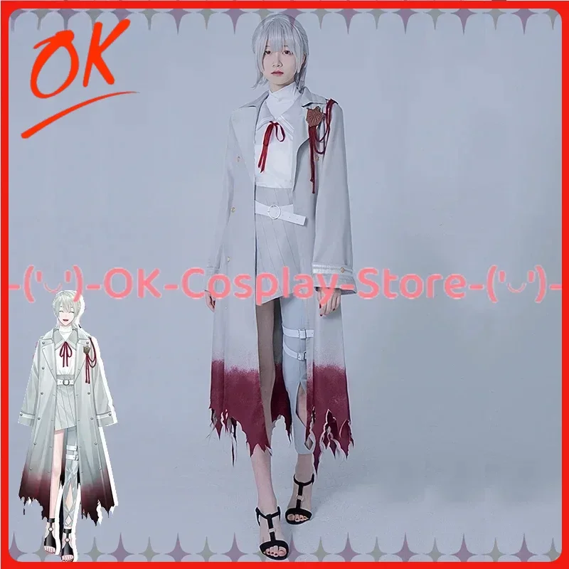 

[Customized] Genzuki Tojiro Cosplay Costumes Vtuber Cosplay Suit Coat Top Skirts Anime Clothes Halloween Carnival Uniform