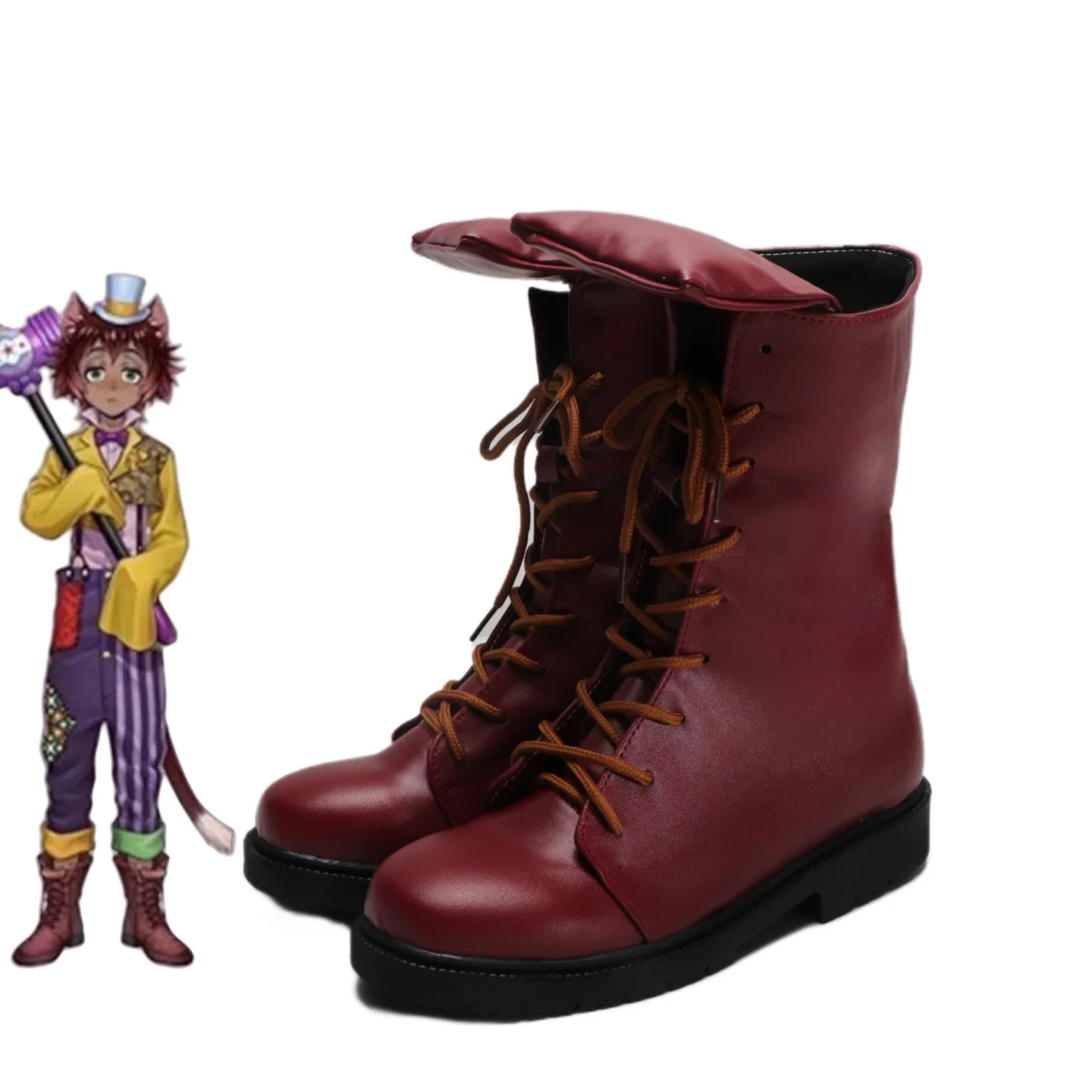 

Gidel playfulland Game Twisted Cos Wonderland Cosplay Shoes Boots Halloween party handy Woman Men Gidel Shoes