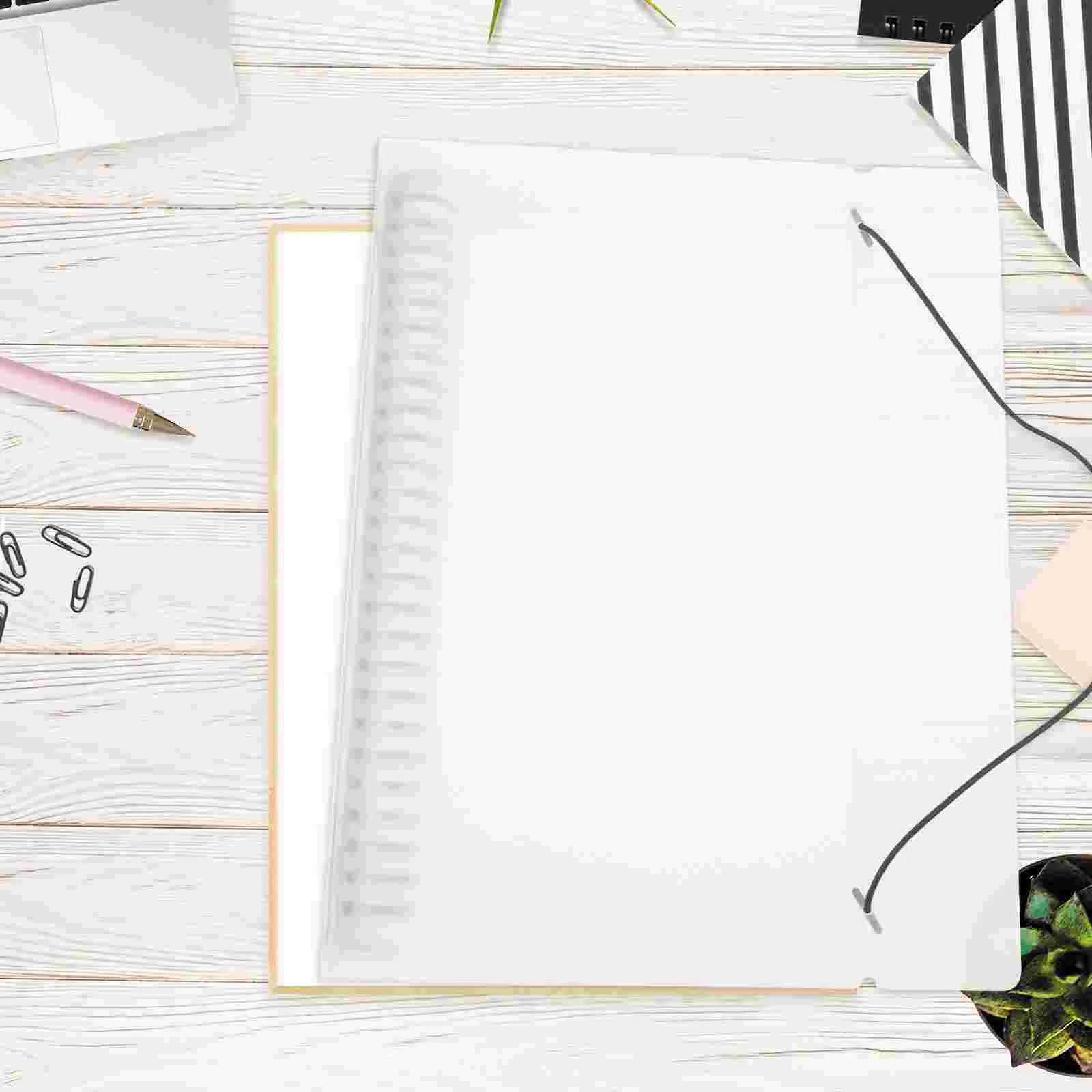 حافظة أوراق فضفاضة مجلة كتاب حامي الموثق المفكرة غطاء متجمد Pp كتيب قذيفة