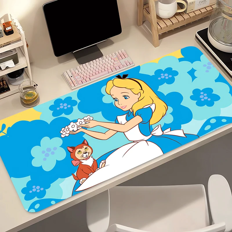 Alfombrilla para ratón de 90x40cm, accesorios para juegos A-Alices in Wonderland, alfombrilla para jugador de PC, alfombrilla para escritorio de ordenador, alfombrilla para teclado Varmilo, alfombrilla para ratón