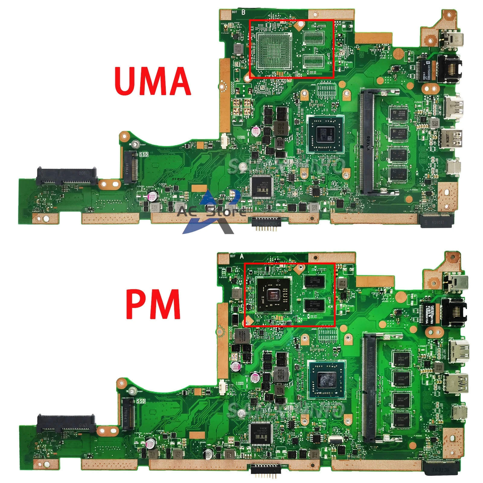 X505BP Mainboard For ASUS Vivobook X505BA A505B F505B K505B V505B S505B Laptop Motherboard E2 A4 A6 A9 4GB/8GB-RAM UMA/PM