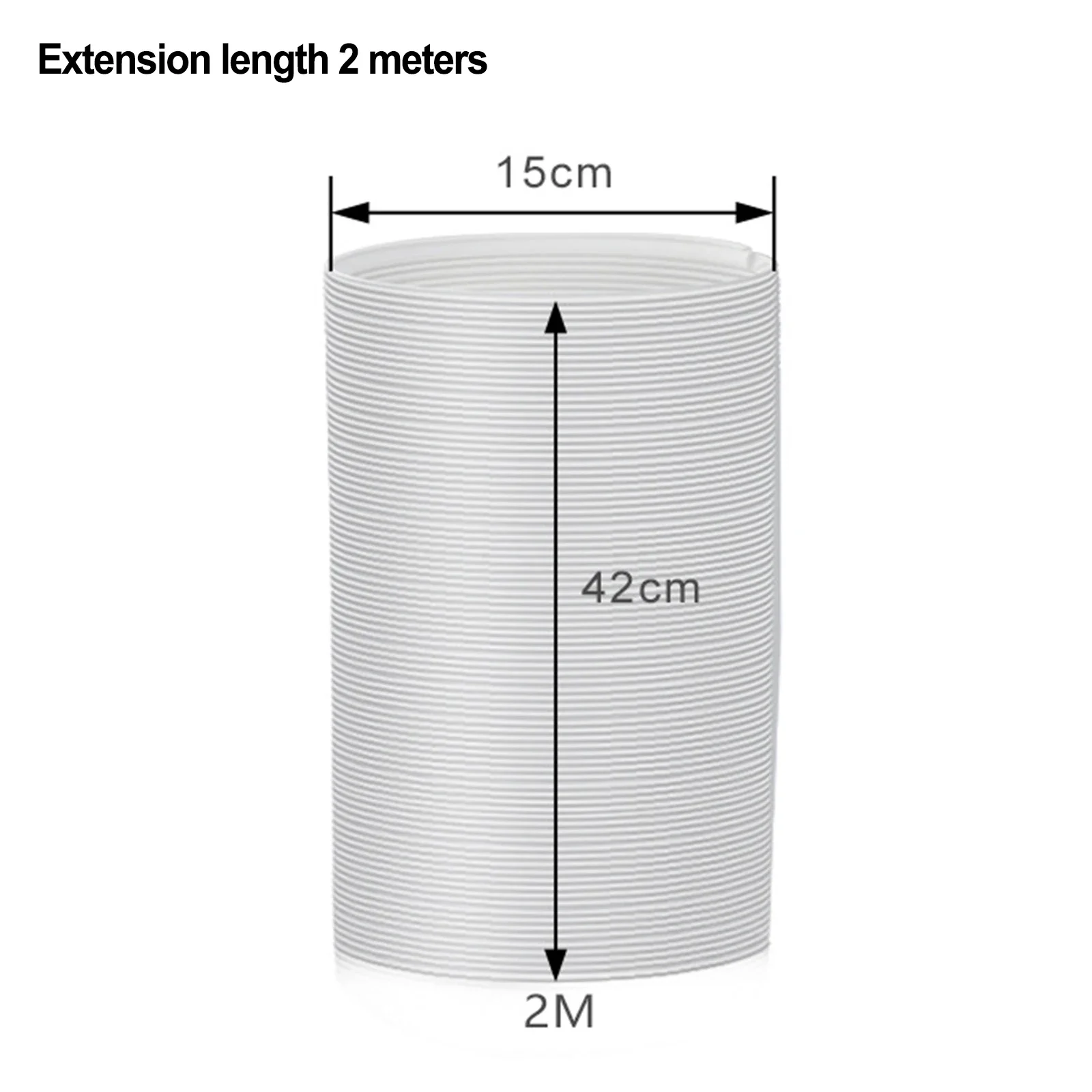 Heat Pipe Exhaust Pipe 150mmx2m Shrink Polypropylene 130mmx1.5m 150mmx1.5m Air Conditioner Parts Brand New