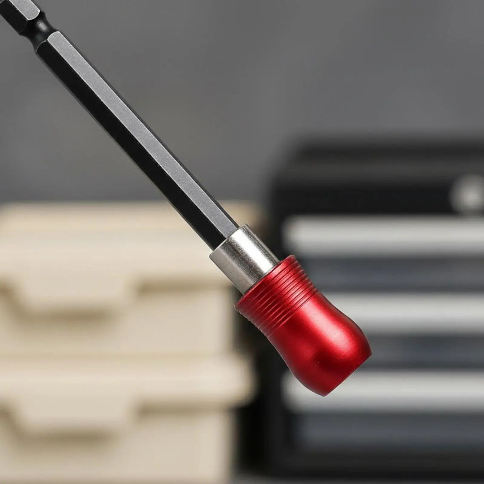 Magnetic Drill Bit Extension Self Locking Hex Shank Rod Screwdriver Insert Holder for Toolkit