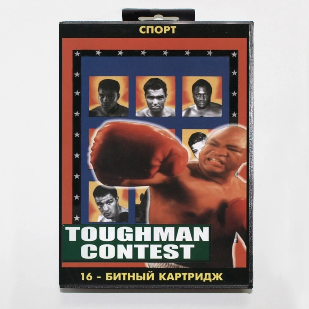 

16-битный игровой картридж Toughman Contest MD с коробкой RU для систем Sega Megadrive Genesis