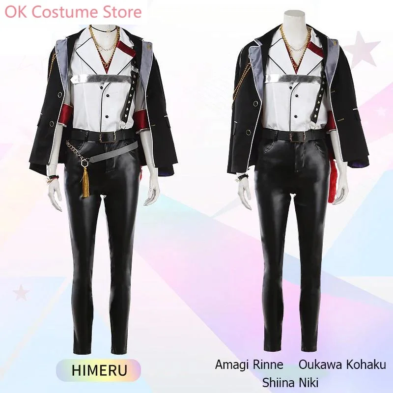 Ensemble Stars 2 HiMERU/Amagi Rinne/Oukawa Kohaku/Shiina Niki Game Suit Handsome Uniform Cosplay Costume Party Outfit