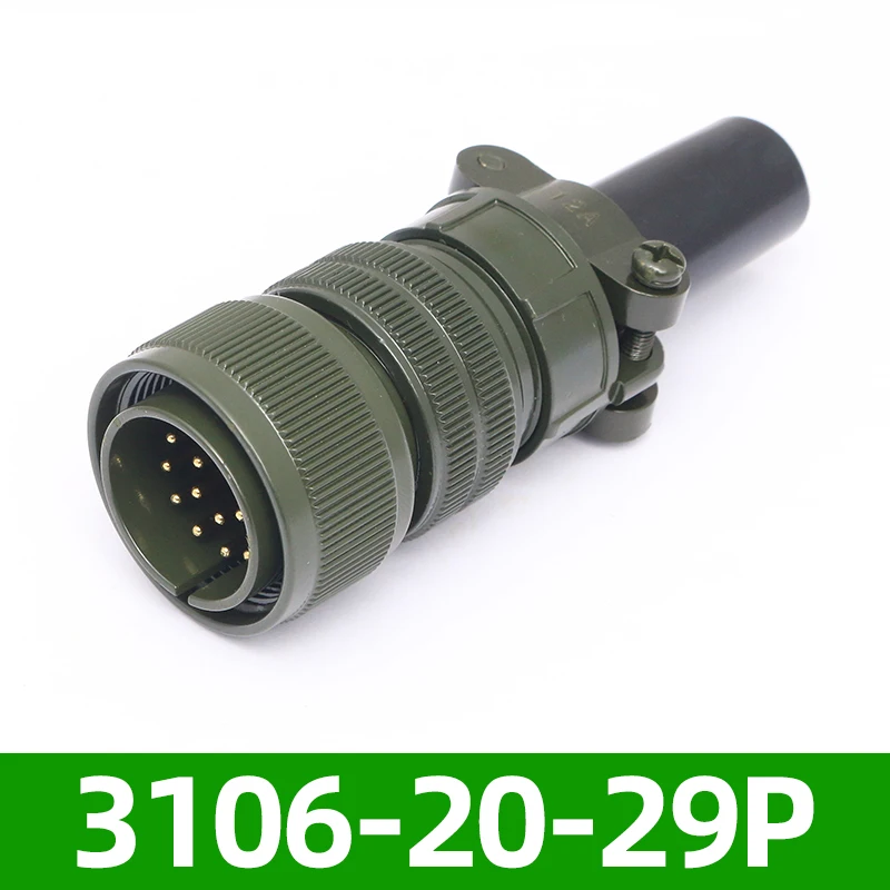 MIL Standard Waterproof Circular Aviation Plug Socket 17 Pin 5015 Style Female Thread Industrial Connector