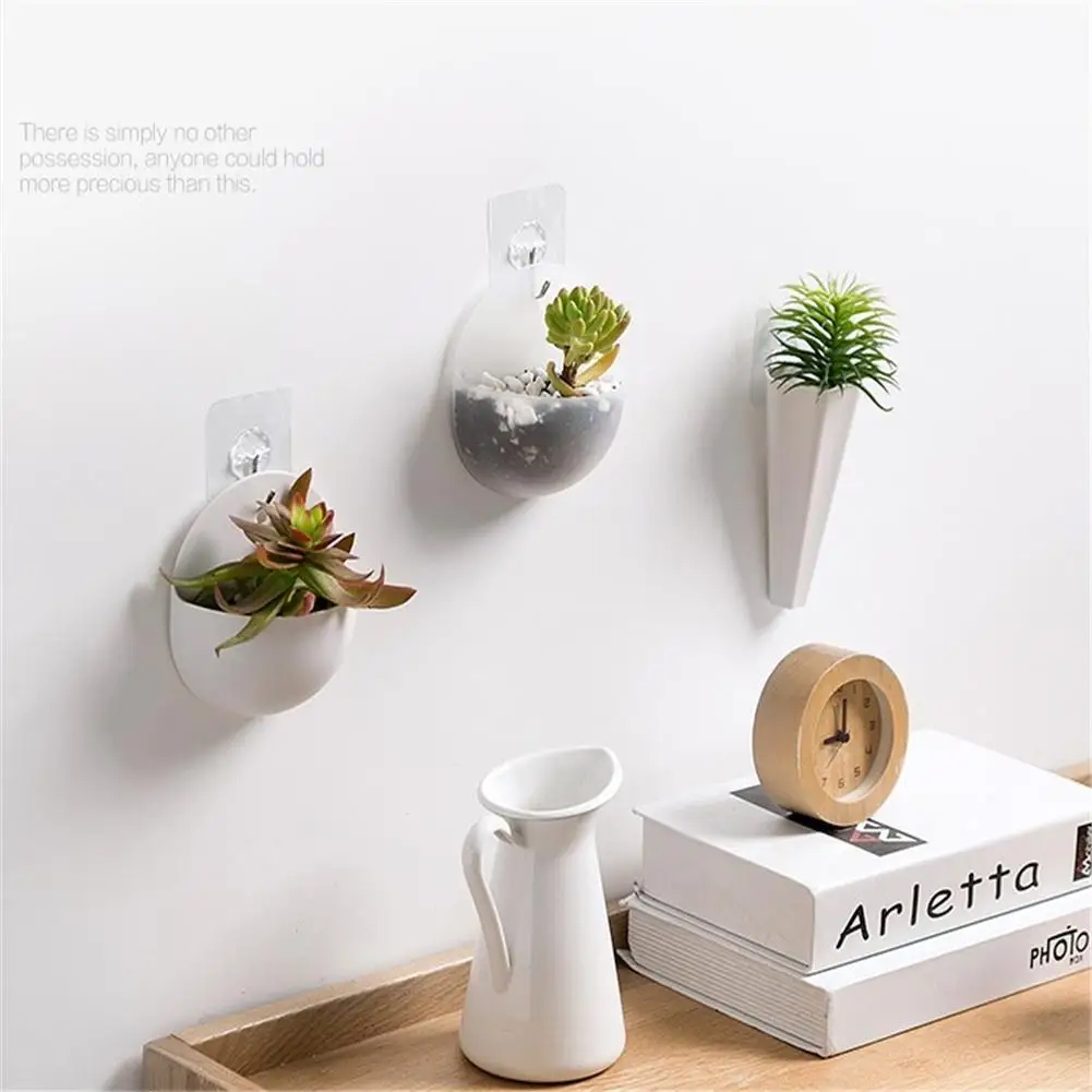 [ READY STOCK ] Multifunctional Wall-mounted  Vase Flower Pot Home Wall Decoration Ornaments