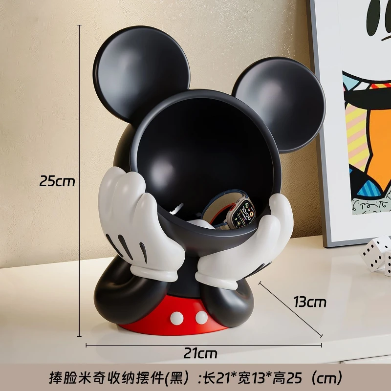 ديزني ميكي شخصية مدخل تخزين زخرفة الفتيات سطح المكتب مستحضرات التجميل صندوق تخزين المنزل متعدد الوظائف تخزين الرف