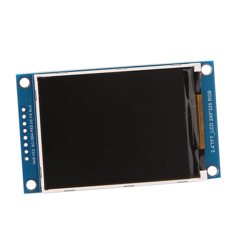 Fufu 2x 2.4 Polegada 240x320 lcd spi tft módulo de exibição driver ic ili9341 para arduino