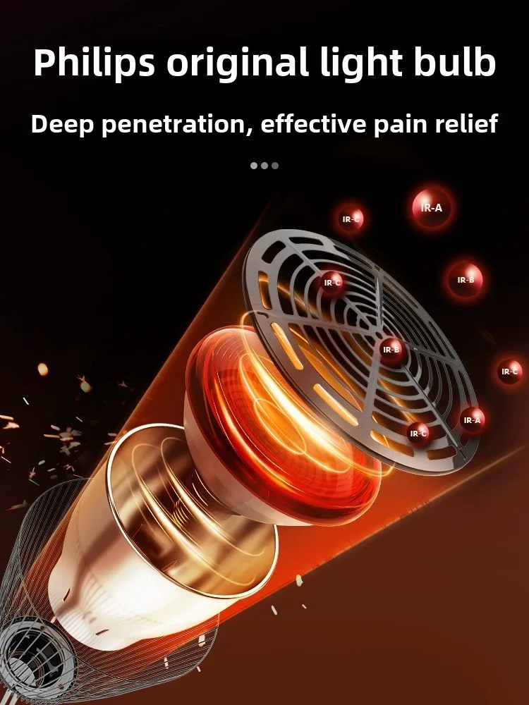 Philips Far Infrared Therapy Lamp Bulb Medical Grade Heating Lamp for Professional and Home Use - The Ultimate Healing Device