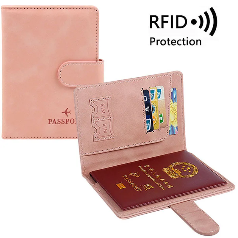 

Passport Cover Case RFID Travel Passport Holder New Passport Wallet ID Credit Card Holder Travel Wallet Travel Accessories