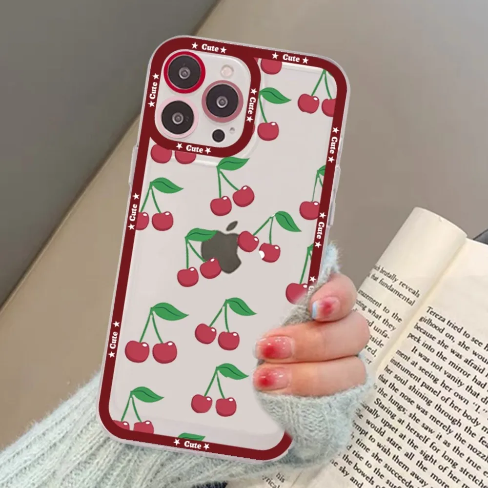 Red cherry Phone Case For Samsung A 10 20 30 70 13 21 32 72 22 51 52 53 71 73 32 4g 32 5g Fundas