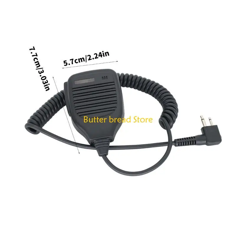 W89C Plastic Microphone Flat Handheld Mic Designs Ergonomic for CP160 EP450