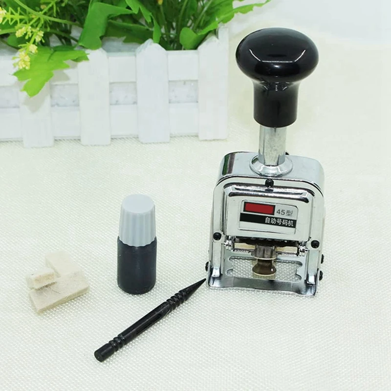 AT02-Number Machine de numérotation automatique numérotation Code Page numérotation Machine numérique sceau bureau