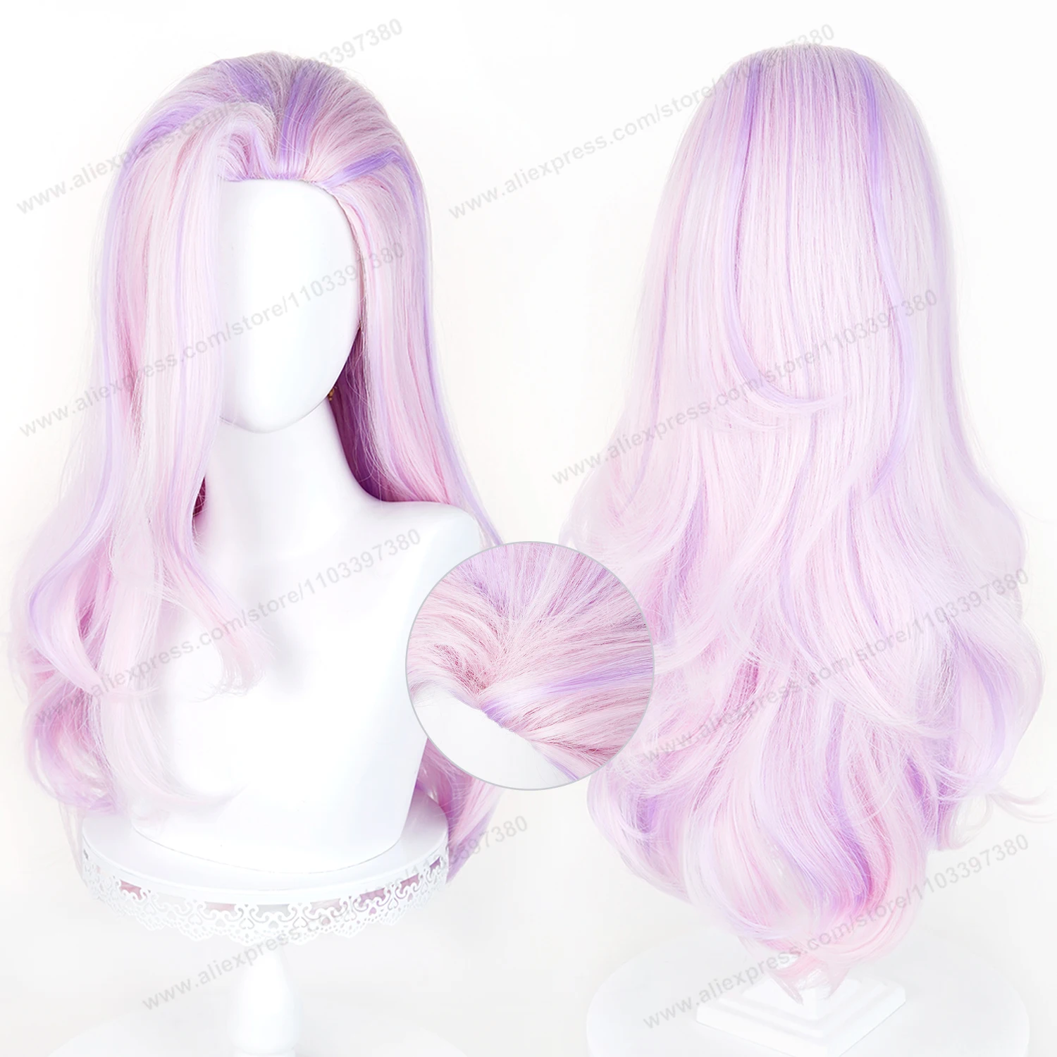 

Uro Takako Cosplay Wig 72cm Long Pink Purple Women Hair Anime Cosplay Wig Halloween Heat Resistant Synthetic Wigs